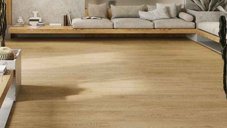 Gerflor Klick Vinyl Rigid - Creation 40 Clic EIR Lounge Oak Natural | Synchronprägung (61391273)
