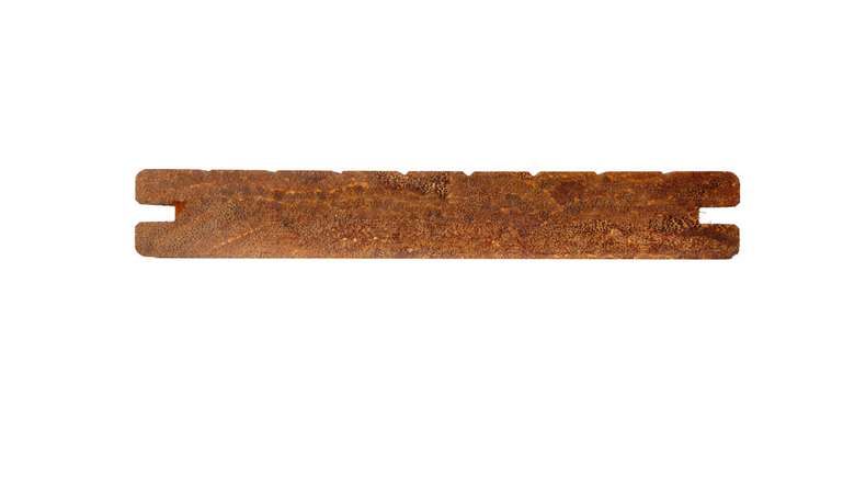 planeo Holzterrasse Massivdiele Bambus Hell glatt/fein genutet - 1850 x 137 x 20 mm