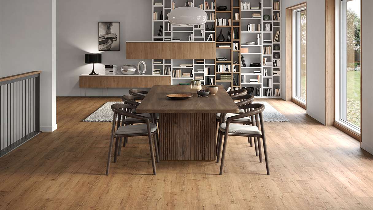 planeo Klick Vinyl - Rigid Eiche Naturbraun