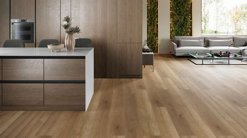 Lys&Land Rigid Klick Vinyl - Fjordline XL Eiche Royale 1,83m lange XL Diele | Trittschalldämmung integr. (SP183-43)