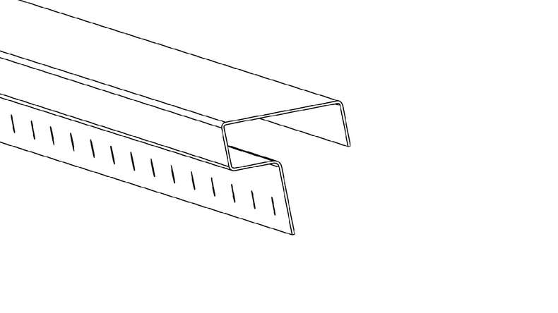 planeo Fassado - Fassadenabschluss Edelstahl V2A