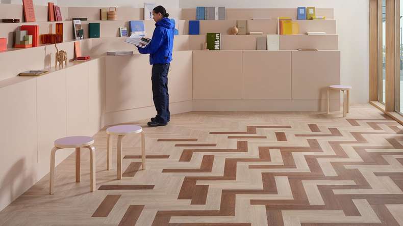 planeo Klebevinyl - SilentIQ Wood 2in1 Objekt Marvessa | Trittschalldämmung integr. (F-DW-SIQ-16080)