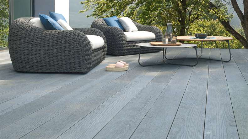 planeo Authoria PureBoard Terrassendiele Massiv - Basalt Grey 3.6m strukturiert