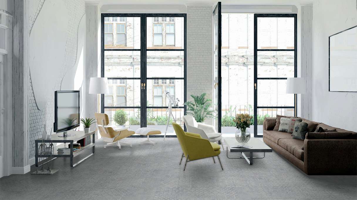 planeo Laminat - QUADRAIC Relief White Supermatt