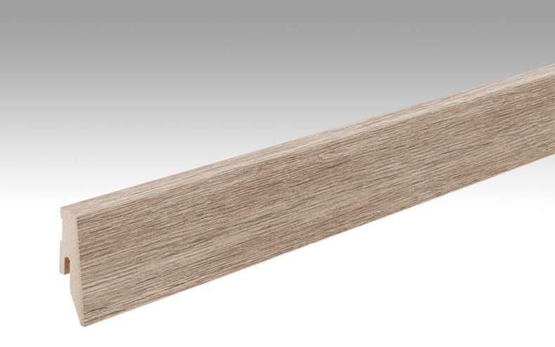 MEISTER Sockelleisten Fußleisten Eiche karamell 6953 - 2380 x 60 x 20 mm (200005-2380-06953 - 6938236953)