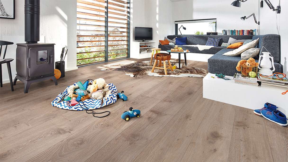 MEISTER Laminat - MeisterDesign LL 250 Bacheiche 07143 | Synchronprägung (600009-2052248-07143)