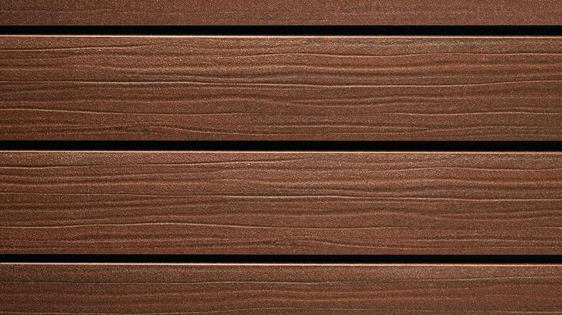 planeo Fassado - WPC Rhombusleiste Fassadenverkleidung Prime Kastanienbraun XL 4 m
