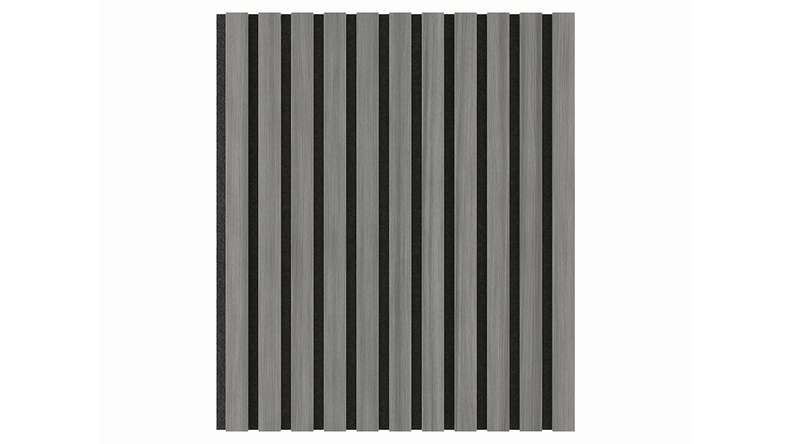 planeo Akustikpaneele - Eiche Grau - 2400 x 525 x 18mm (PU-A-006)
