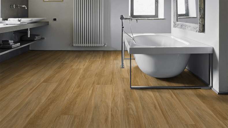 Gerflor Klick Vinyl - Virtuo 30 Rigid Acoustic Qaja Honey | Trittschalldämmung integr. (39121474)