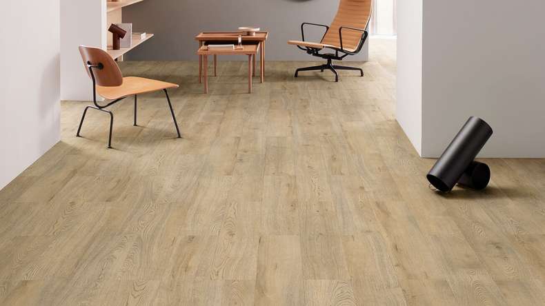 planeo Klebevinyl - SilentIQ Wood 2in1 Lunessa | Trittschalldämmung integr. (F-DW-SIQ-10035)