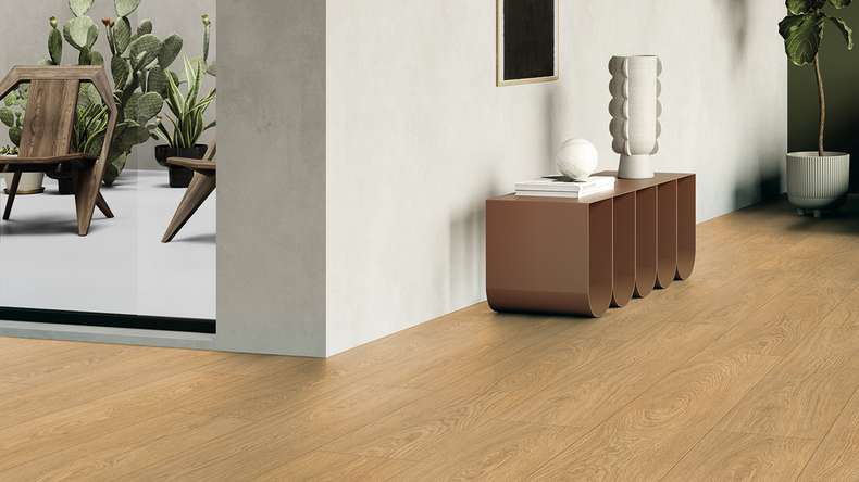 Gerflor Klebevinyl - Creation 40 Lounge Oak Golden | Synchronprägung