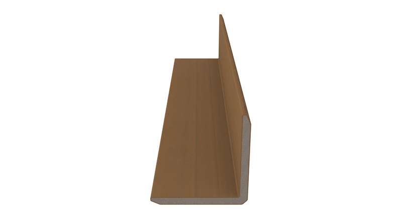 planeo LINEA - WPC CoEx Innen- und Außenwinkel Burma Teak 2900 x 55 x 55 mm