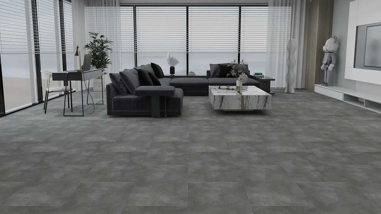 planeo Klick Vinyl - Rigid Anthrazit Grau