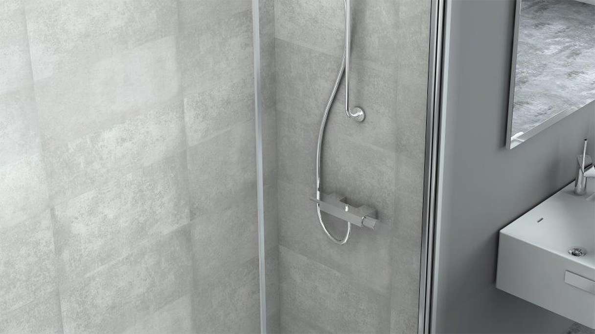 Skaben DesignWall Aqua Wandverkleidung Kunststoff - Beton 60 x 30 cm