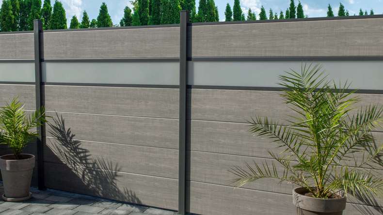 planeo Gardence Simply - Einzelprofil Grey Ash Cut