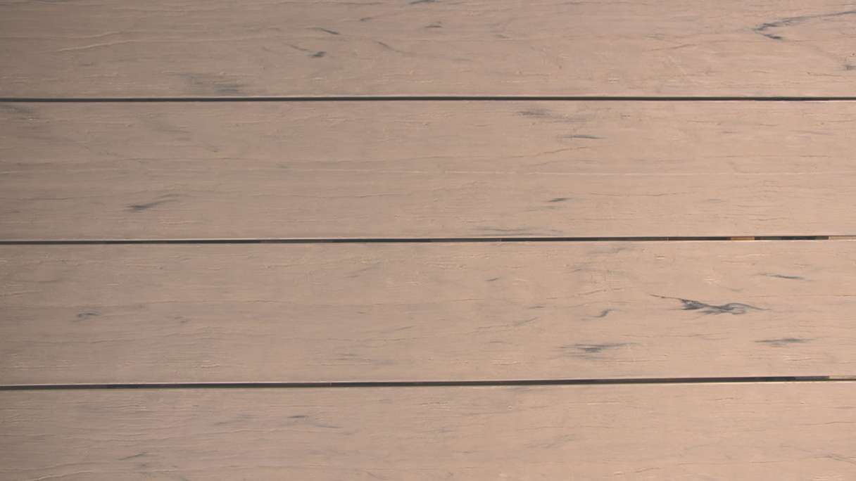 planeo TitanWood - Massivdiele 4m sand-braun antik gealtert/gebürstet