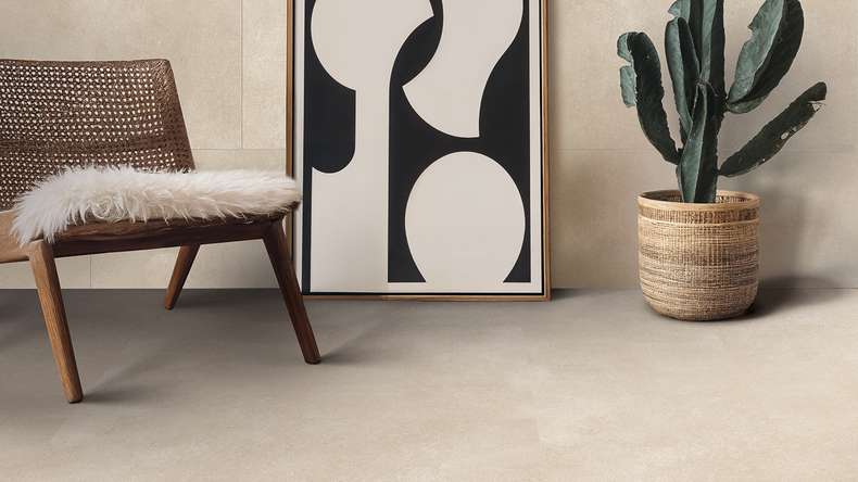 Gerflor Klebevinyl - Creation 40 Bloom Uni Cream XL
