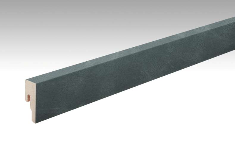 MEISTER Sockelleisten Fußleisten Schiefer anthrazit 6137 - 2380 x 50 x 18 mm (200015-2380-06137 - 6963236137)