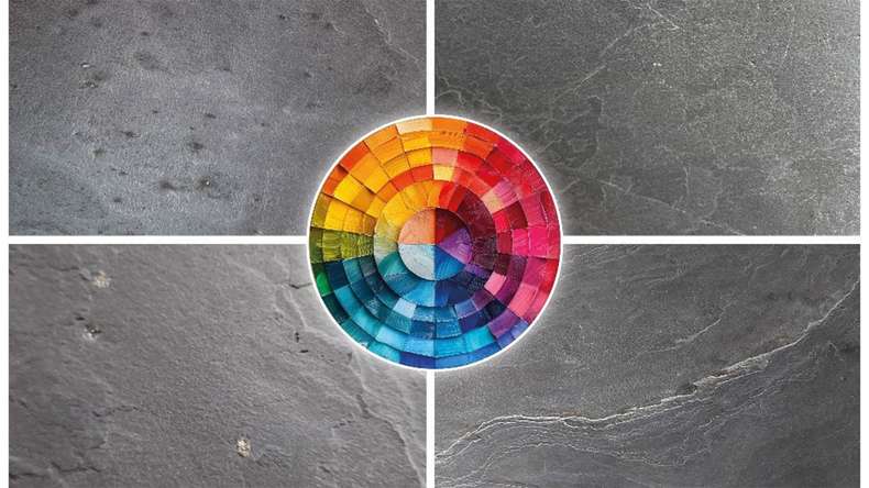 planeo EVOLITH Slate&Stone - Naturstein Wandverkleidung Noctis 1220 x 610 mm