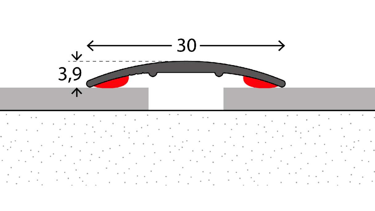 planeo Übergangsprofil 031 - 270 cm