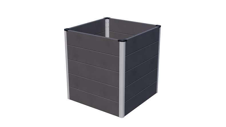 planeo BPC Hochbeet Cube - Anthrazit | DB703 70 x 70 x 75 cm