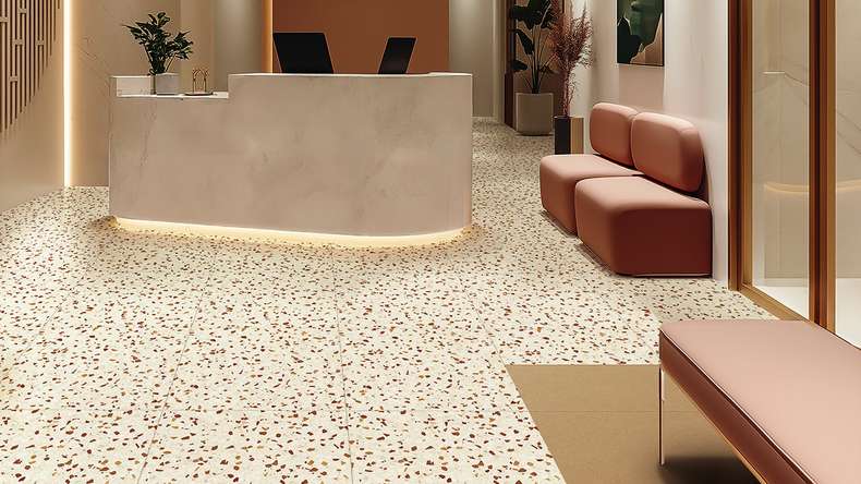 Gerflor Klebevinyl - Creation 70 Chips Amber