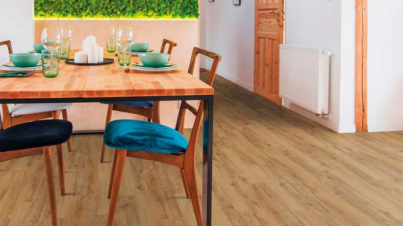 planeo Rigid Klick Vinyl - FlexCore 55 Toffee Oak | Trittschalldämmung integr. (plfc-5233FS55)