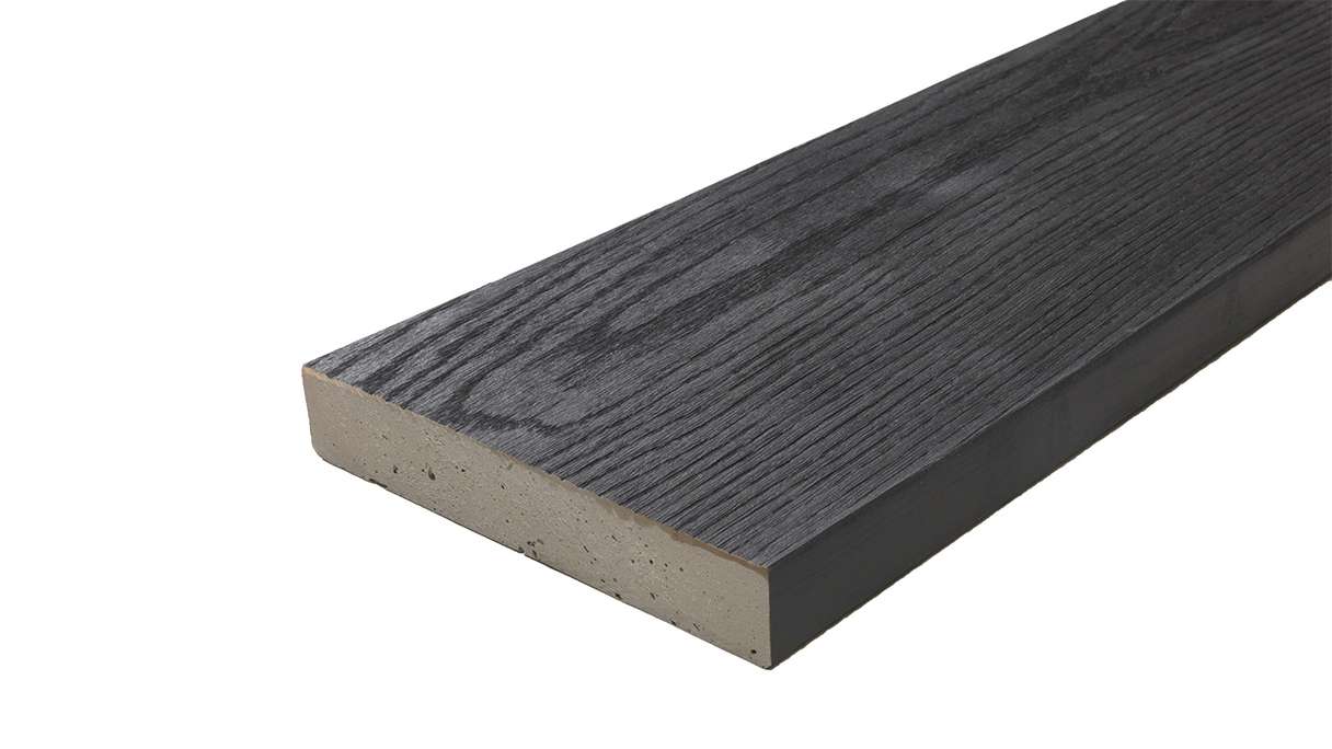 planeo Authoria PureBoard Terrassendiele Massiv - Dark Natural 3.6m strukturiert