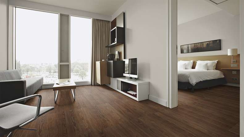 Forbo Allura Material 55 Klebevinyl - Terra Ash 750 x 150 mm (63663DR5)