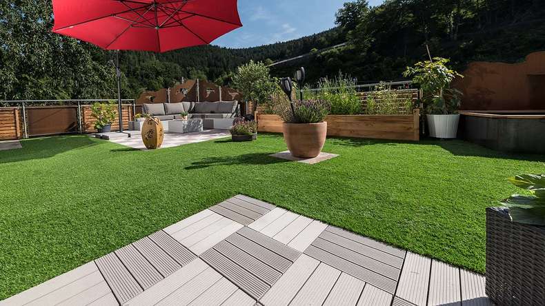 planeo Klickfliese - Rasen Optik