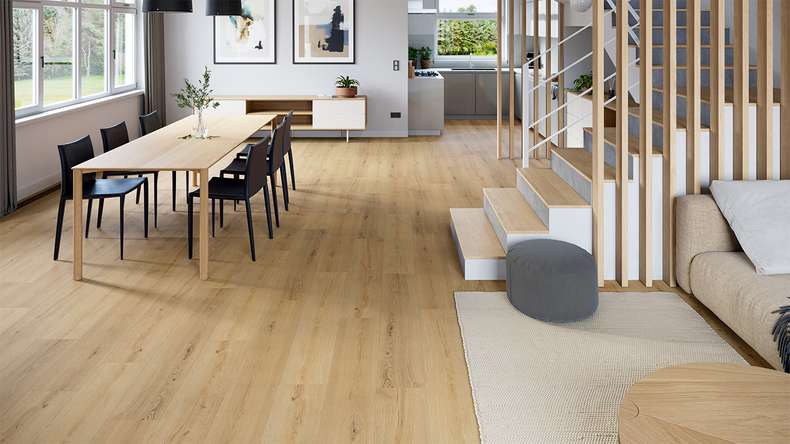 planeo Rigid Klick Vinyl - Bricklane Oak | Trittschalldämmung integr. (DF-K-232-055)