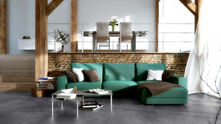 Gerflor CV-Belag - PRIMETEX 2133 LEONE ANTHRACITE