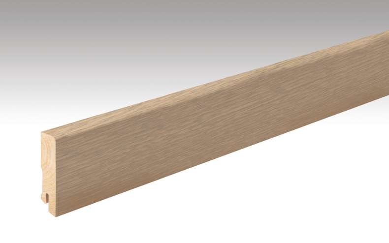 MEISTER Sockelleisten Fußleisten Eiche greige 1215 - 2380 x 60 x 16 mm (200023-2380-01215 - 1115231215)
