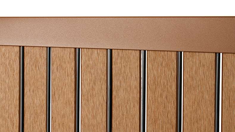 planeo WPC Streifen Set - Braun L 250 x H 123 cm
