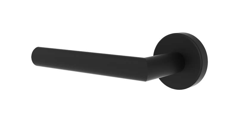 planeo Edelwerk EasyLock NEO Türgriff Mattschwarz | Ohne Schlüssellochbohrung