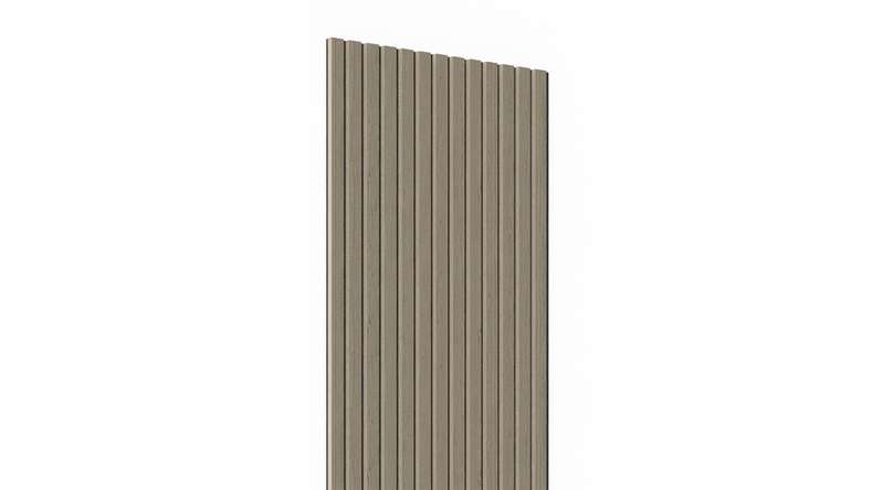 planeo Akustikpaneele - Graueiche 2480 x 600 x 21.5 mm | schwer entflammbar Brandschutz Klasse B