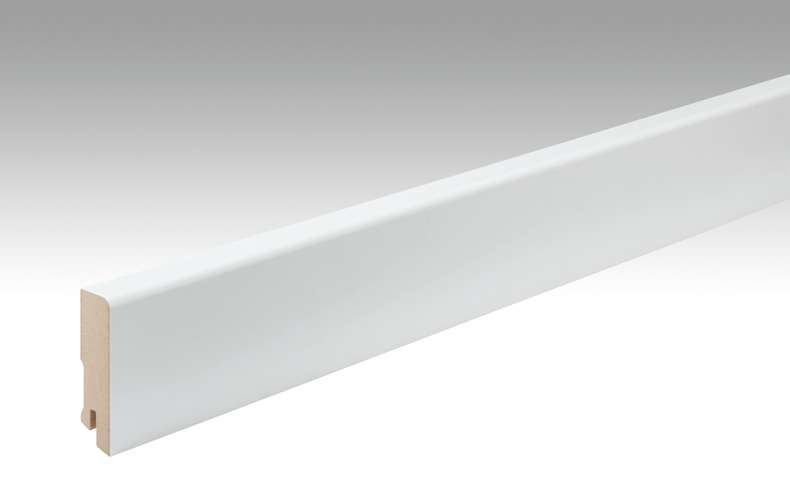 MEISTER Sockelleisten Fußleisten Weiß streichfähig DF 2222 - 2380 x 60 x 16 mm (200010-2380-02222 - 6981232222)