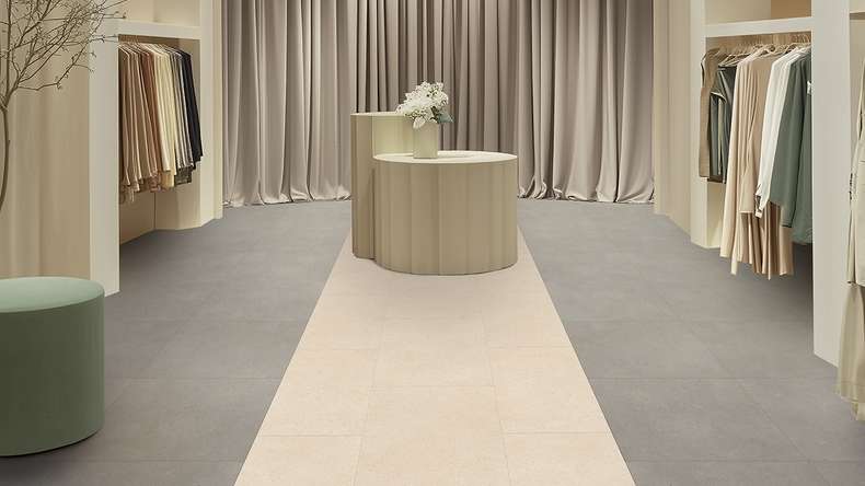 Gerflor Klebevinyl - Creation 70 Backyard Light Beige