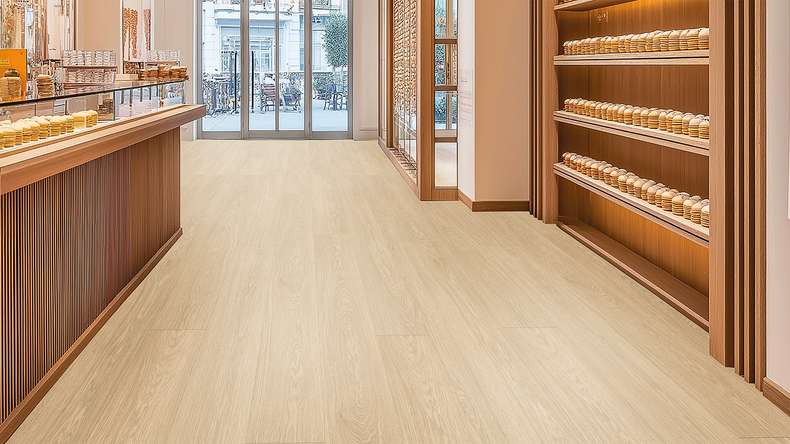 Gerflor Klick Vinyl Rigid - Creation 40 Clic EIR Lounge Oak Beige | Synchronprägung (61391272)