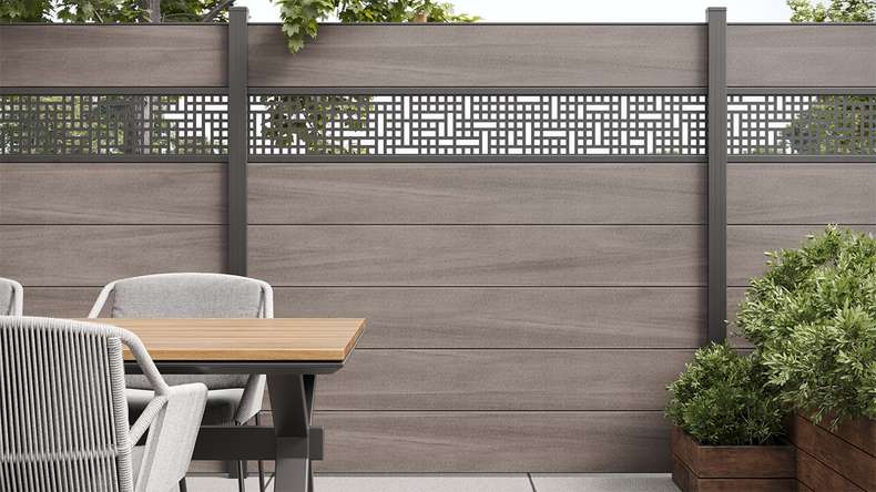 planeo Gardence - Designeinsatz Mesh 179,5x25,5x0,15 cm