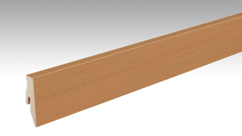 MEISTER Sockelleisten Fußleiste Profil 3 PK Buche gedämpft 1280 - 2380 x 60 x 20 mm (200049-2380-01280 - 1030231280)