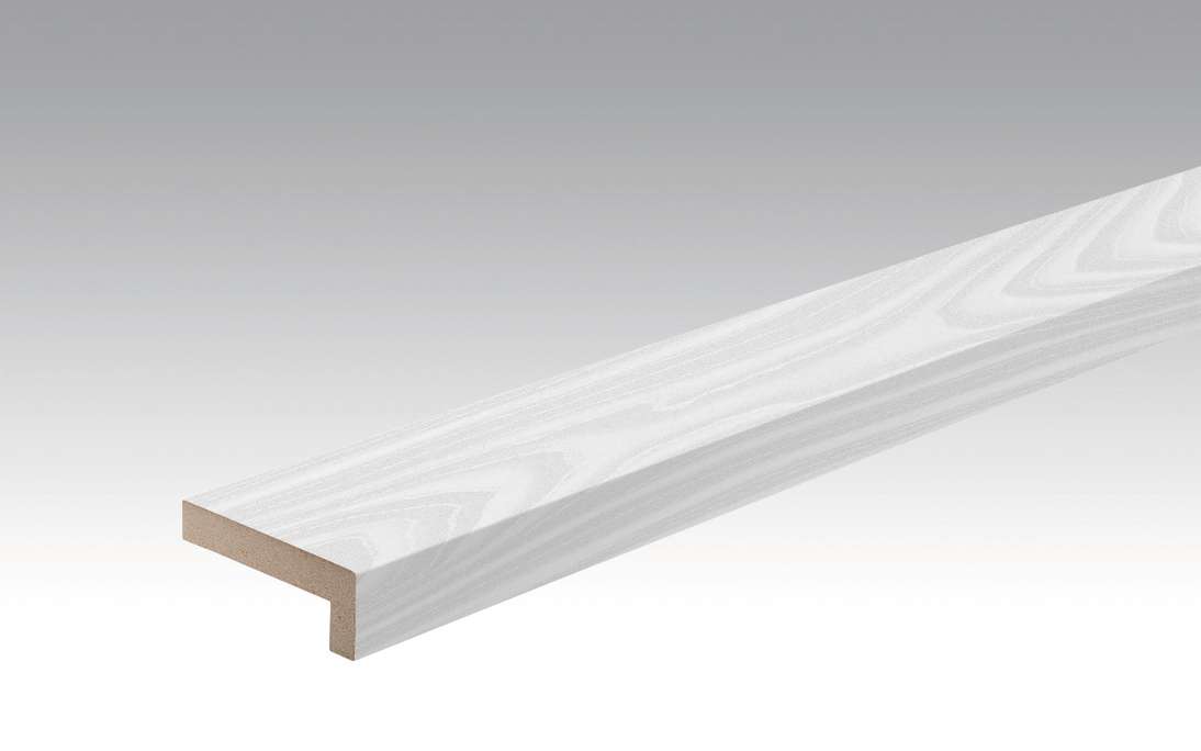 MEISTER Sockelleisten Winkelabdeckleisten Silberesche 330 - 2380 x 60 x 22 mm (200028-2380-00330 - 260523330)