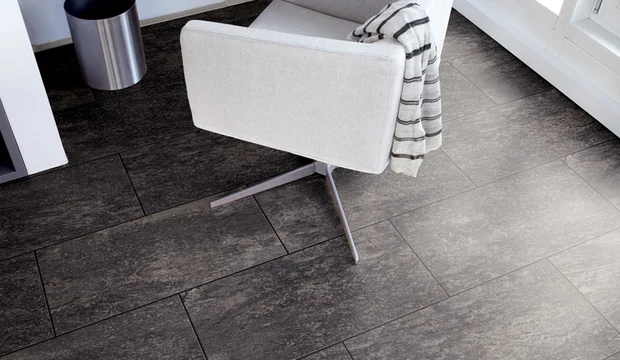 Vinyl floor tiles