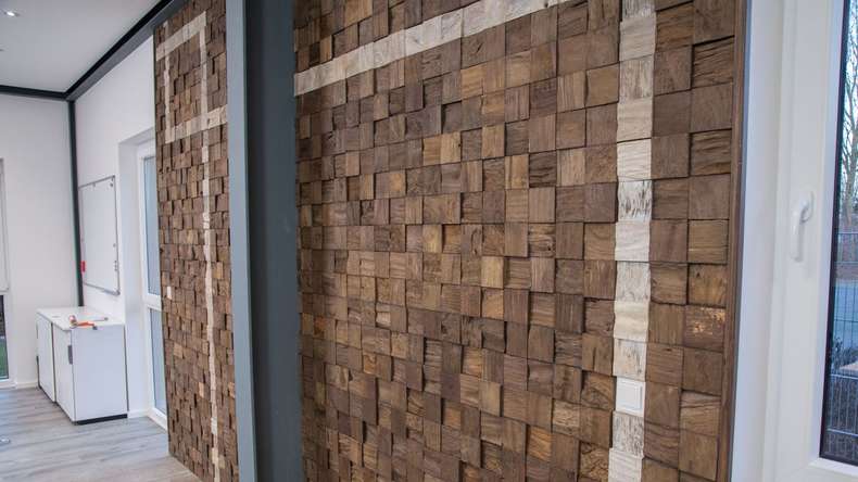Skaben WoodWall - Teakwood Cube Sulawesi