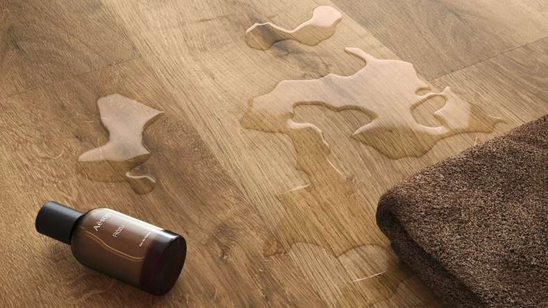 planeo Rigid Klick Vinyl - SolutionX 2in1 Eiche Naturbraun | Trittschalldämmung integr. (ECF-0086)
