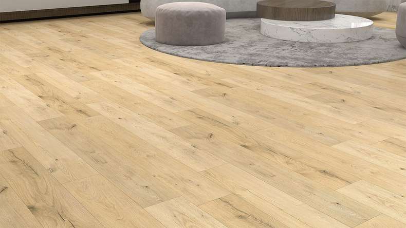 planeo Rigid Klick Vinyl - Sand Oak | Trittschalldämmung integr. (KR-SOP-8) | B-Ware