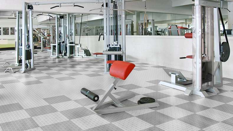 planeo Klickfliese Grip - Dunkelgrau