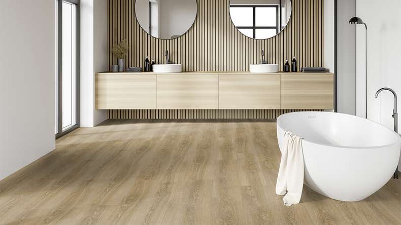 Gerflor Klick Vinyl - Senso Premium Rigid Acoustic Meadow spring honey | Trittschalldämmung integr. (39471507)
