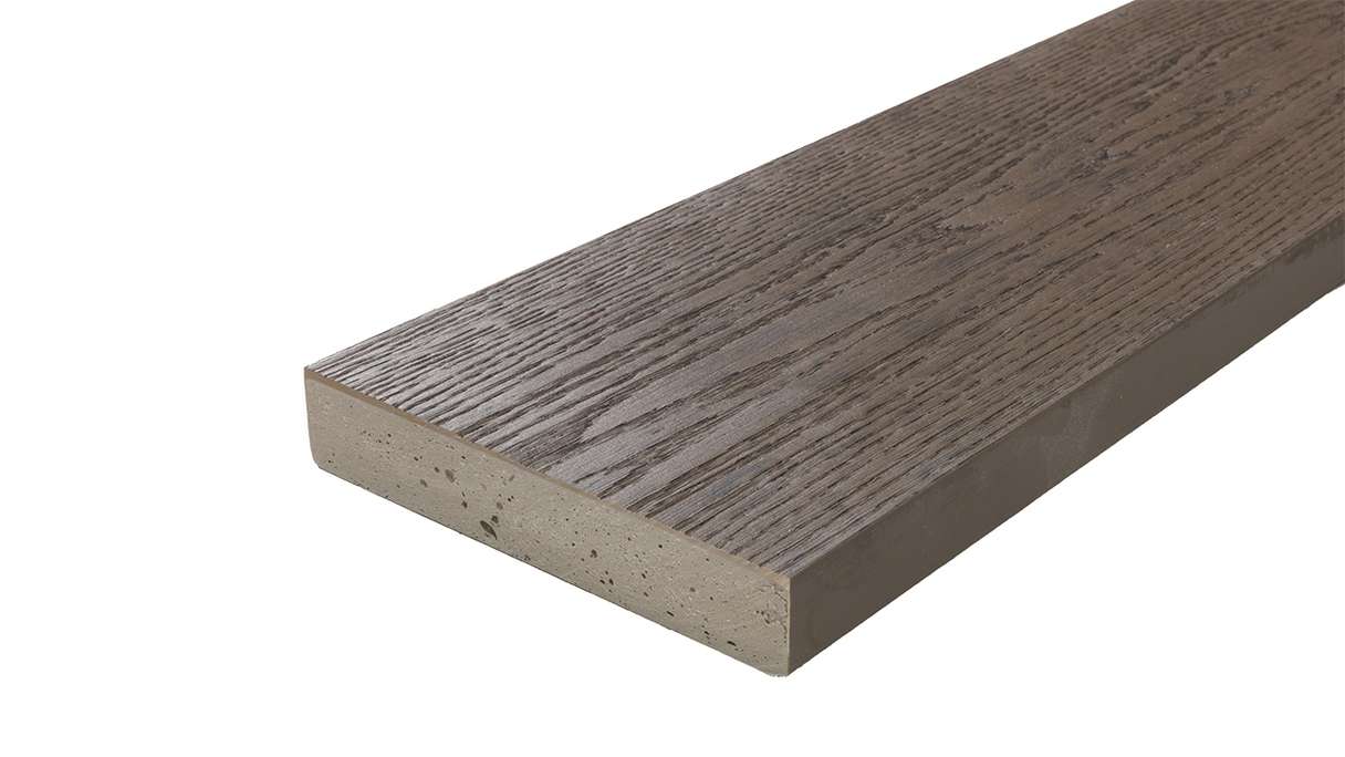 planeo Authoria PureBoard Terrassendiele Massiv - Natural Brown Oak 3.6m strukturiert