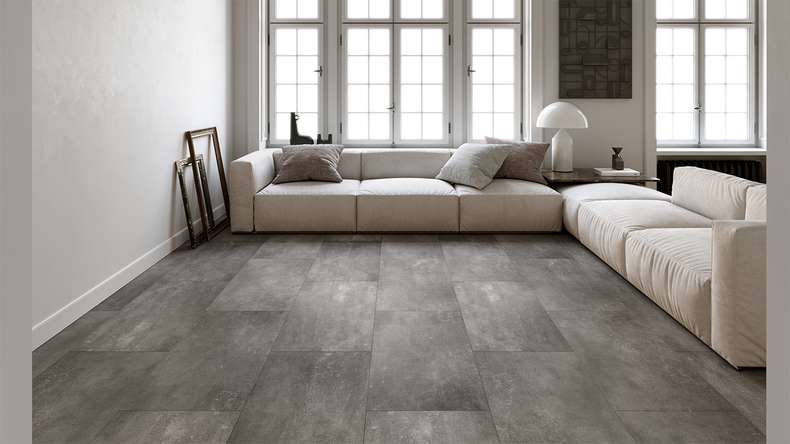 planeo Rigid Klick Vinyl - Lunitra IXPE XL-Fliese ultramatt | Trittschalldämmung integr. (MF-101103-IXPE)